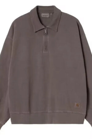 Carhartt WIP - Harper Pamuk Fermuarlı Kazak | Taupe kahverengi